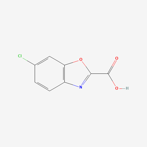 6-chloro-1,3-benzoxazole-2-carboxylic acid (CAS: 944907-29-3) - Chemical Structure and Molecular Formula 