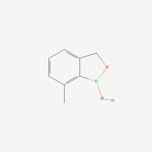1-hydroxy-7-methyl-3H-2,1-benzoxaborole (CAS: 108485-02-5) - Chemical Structure and Molecular Formula 