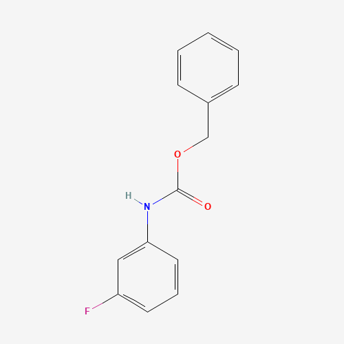 benzyl N-(3-fluorophenyl)carbamate (CAS: 149524-47-0) - Chemical Structure and Molecular Formula 
