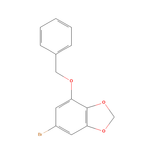 6-bromo-4-phenylmethoxy-1,3-benzodioxole (CAS: 852123-08-1) - Related Chemical Product