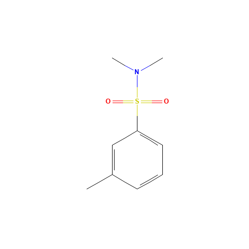 N,N,3-trimethylbenzenesulfonamide (CAS: 82125-40-4) - Chemical Structure and Molecular Formula 