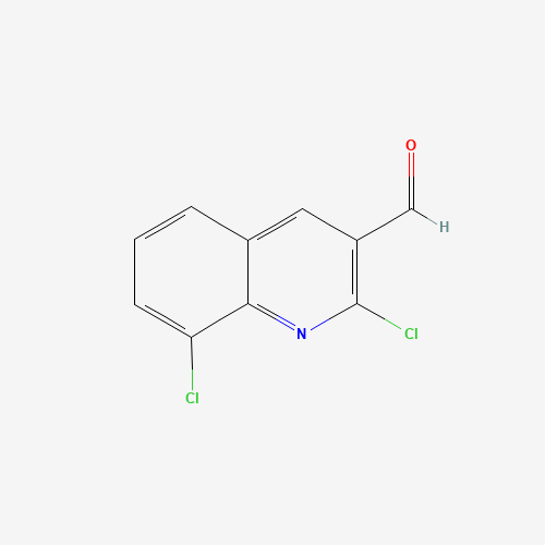 2,8-dichloroquinoline-3-carbaldehyde (CAS: 144918-96-7) - Chemical Structure and Molecular Formula 