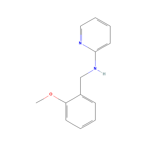 N-[(2-methoxyphenyl)methyl]pyridin-2-amine (CAS: 856855-87-3) - Chemical Structure and Molecular Formula 