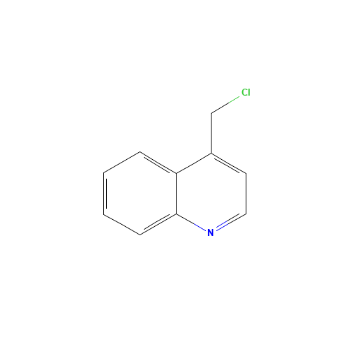 4-(chloromethyl)quinoline (CAS: 5632-17-7) - Chemical Structure and Molecular Formula 