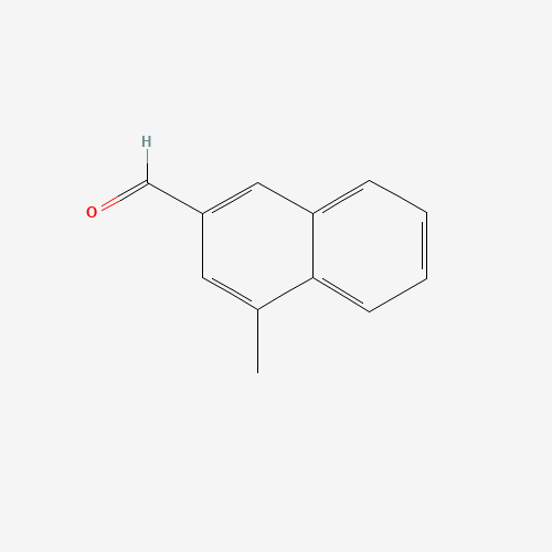 4-methylnaphthalene-2-carbaldehyde (CAS: 102606-07-5) - Chemical Structure and Molecular Formula 