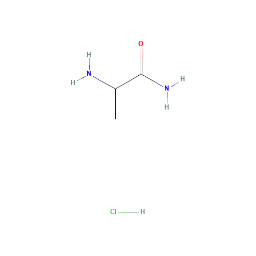 2-aminopropanamide;hydrochloride (CAS: 80222-96-4) - Chemical Structure and Molecular Formula 