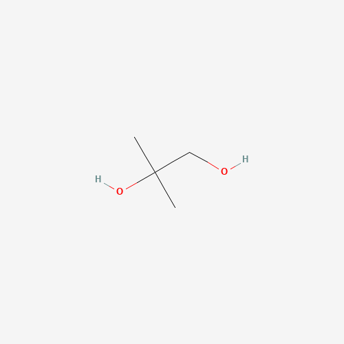 2-methylpropane-1,2-diol (CAS: 558-43-0) - Chemical Structure and Molecular Formula 