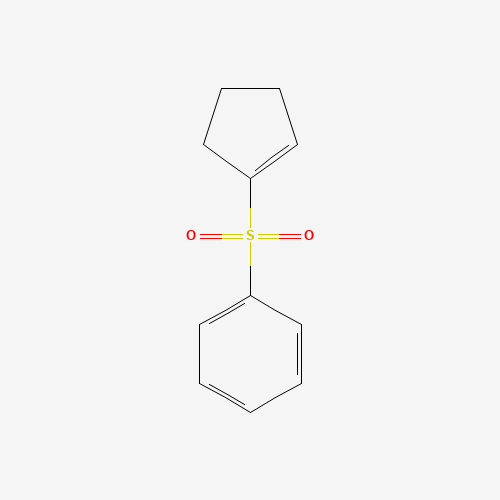 cyclopenten-1-ylsulfonylbenzene (CAS: 64740-90-5) - Chemical Structure and Molecular Formula 