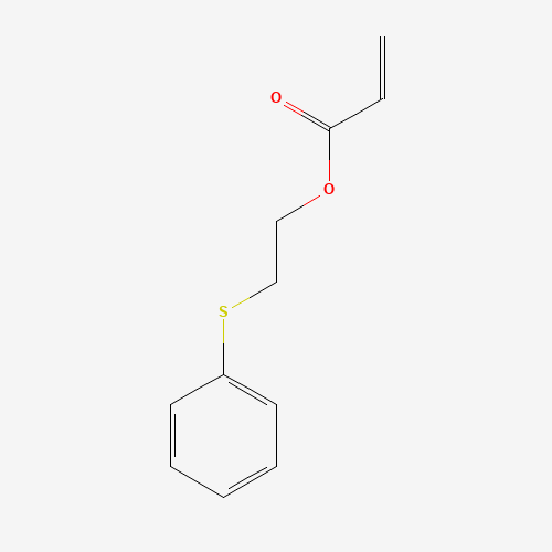 2-phenylsulfanylethyl prop-2-enoate (CAS: 95175-38-5) - Chemical Structure and Molecular Formula 