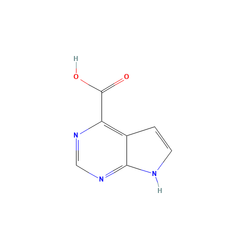 7H-pyrrolo[2,3-d]pyrimidine-4-carboxylic acid (CAS: 1005206-17-6) - Related Chemical Product