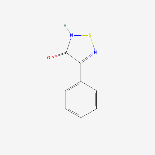 4-phenyl-1,2,5-thiadiazol-3-one (CAS: 5728-12-1) - Chemical Structure and Molecular Formula 