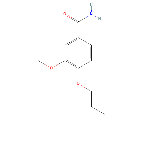 4-butoxy-3-methoxybenzamide (CAS: 1181447-12-0) - Chemical Structure and Molecular Formula 