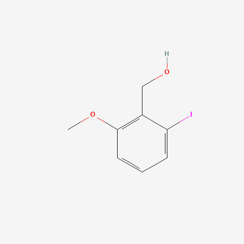 (2-iodo-6-methoxyphenyl)methanol (CAS: 877265-22-0) - Chemical Structure and Molecular Formula 