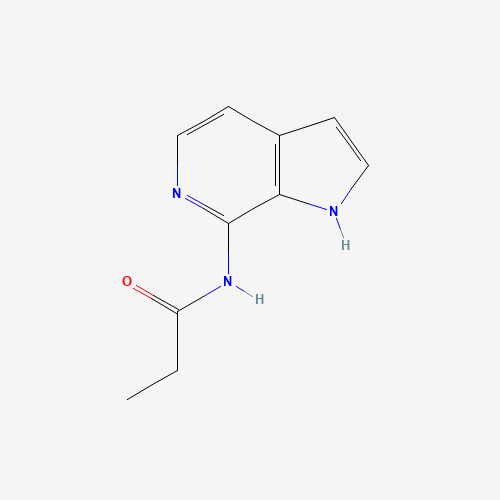 N-(1H-pyrrolo[2,3-c]pyridin-7-yl)propanamide (CAS: 1415124-68-3) - Chemical Structure and Molecular Formula 