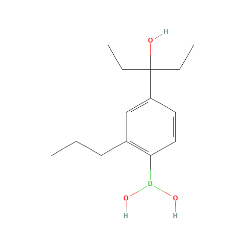 [4-(3-hydroxypentan-3-yl)-2-propylphenyl]boronic acid (CAS: 854502-95-7) - Related Chemical Product