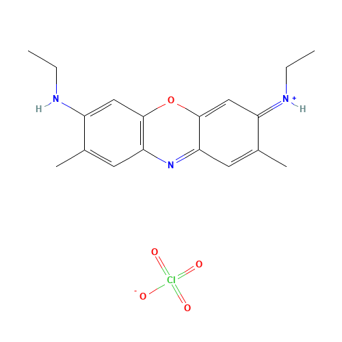 N-ethyl-7-ethylimino-2,8-dimethylphenoxazin-3-amine;perchloric acid (CAS: 41830-81-3) - Related Chemical Product