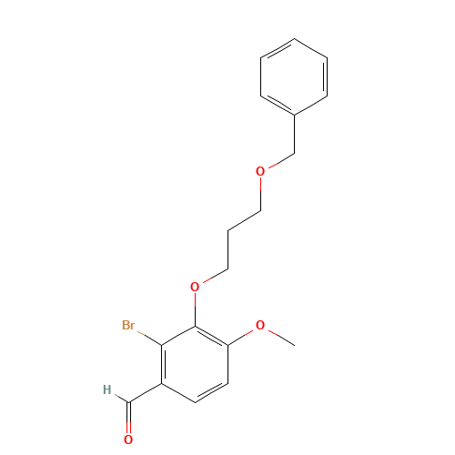 2-bromo-4-methoxy-3-(3-phenylmethoxypropoxy)benzaldehyde (CAS: 1364687-01-3) - Related Chemical Product