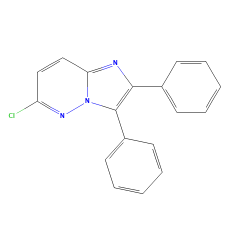 6-chloro-2,3-diphenylimidazo[1,2-b]pyridazine (CAS: 873913-87-2) - Related Chemical Product