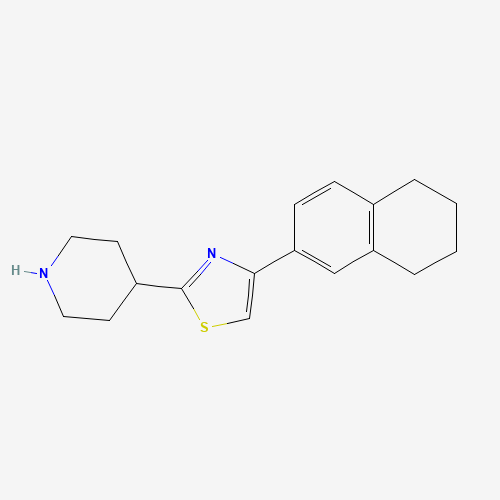 2-piperidin-4-yl-4-(5,6,7,8-tetrahydronaphthalen-2-yl)-1,3-thiazole (CAS: 1017153-57-9) - Related Chemical Product