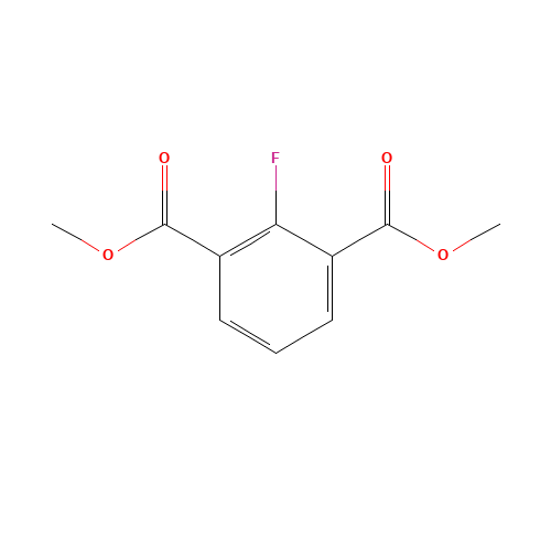 dimethyl 2-fluorobenzene-1,3-dicarboxylate (CAS: 723334-03-0) - Chemical Structure and Molecular Formula 