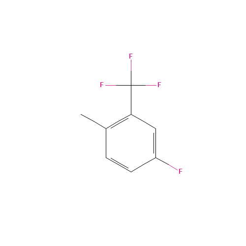 4-fluoro-1-methyl-2-(trifluoromethyl)benzene (CAS: 141872-92-6) - Chemical Structure and Molecular Formula 