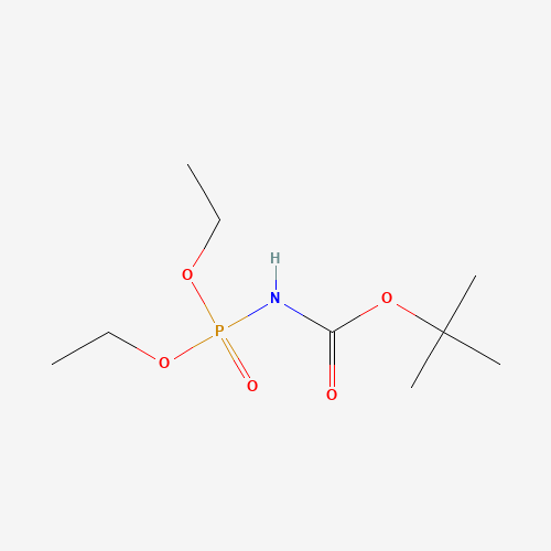 tert-butyl N-diethoxyphosphorylcarbamate (CAS: 85232-02-6) - Chemical Structure and Molecular Formula 