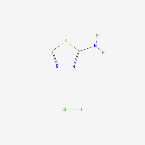 1,3,4-thiadiazol-2-amine;hydrochloride (CAS: 26861-87-0) - Chemical Structure and Molecular Formula 