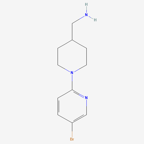[1-(5-bromopyridin-2-yl)piperidin-4-yl]methanamine (CAS: 1093395-78-8) - Related Chemical Product
