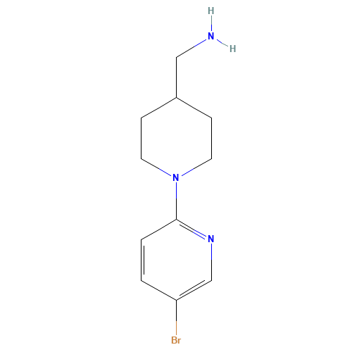[1-(5-bromopyridin-2-yl)piperidin-4-yl]methanamine (CAS: 1093395-78-8) - Related Chemical Product