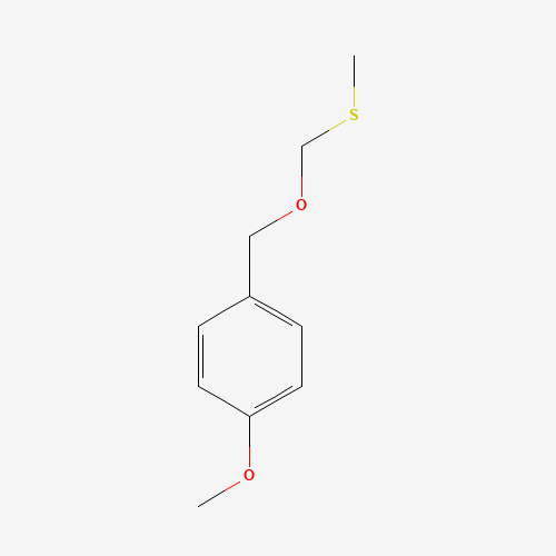 1-methoxy-4-(methylsulfanylmethoxymethyl)benzene (CAS: 88023-83-0) - Chemical Structure and Molecular Formula 