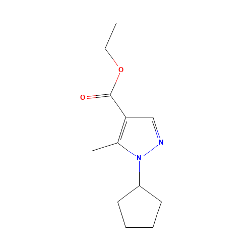 ethyl 1-cyclopentyl-5-methylpyrazole-4-carboxylate (CAS: 1321594-93-7) - Related Chemical Product
