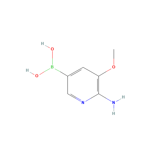 (6-amino-5-methoxypyridin-3-yl)boronic acid (CAS: 1225228-35-2) - Related Chemical Product