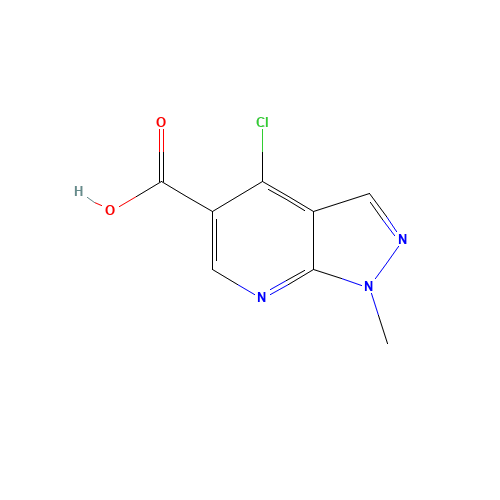 4-chloro-1-methylpyrazolo[3,4-b]pyridine-5-carboxylic acid (CAS: 675111-88-3) - Related Chemical Product