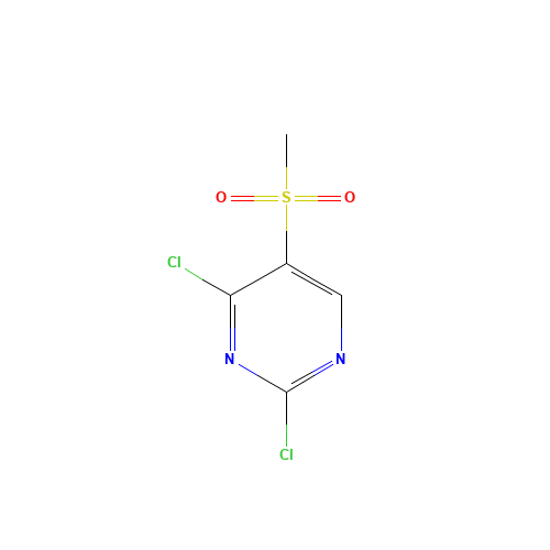 2,4-dichloro-5-methylsulfonylpyrimidine (CAS: 514842-56-9) - Chemical Structure and Molecular Formula 
