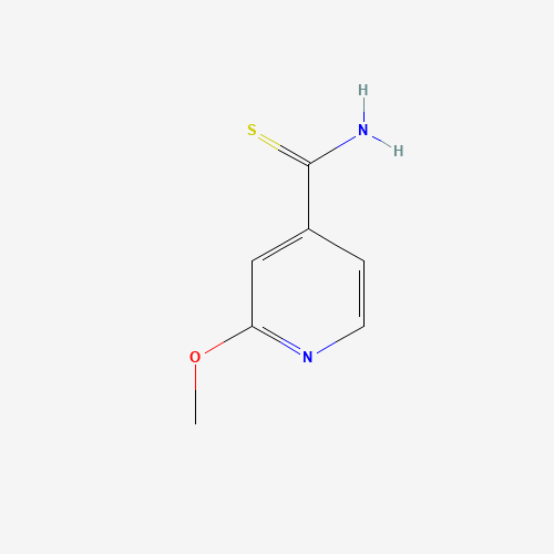 2-methoxypyridine-4-carbothioamide (CAS: 929972-07-6) - Chemical Structure and Molecular Formula 