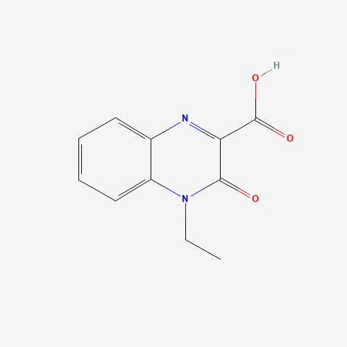 4-ethyl-3-oxoquinoxaline-2-carboxylic acid (CAS: 92016-68-7) - Chemical Structure and Molecular Formula 