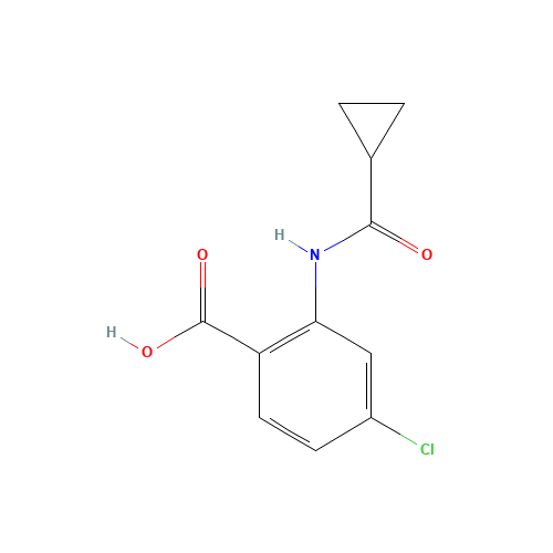 4-chloro-2-(cyclopropanecarbonylamino)benzoic acid (CAS: 926242-52-6) - Related Chemical Product