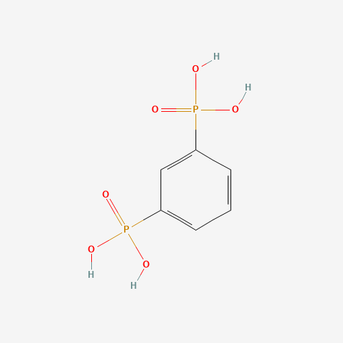 (3-phosphonophenyl)phosphonic acid (CAS: 78271-46-2) - Chemical Structure and Molecular Formula 