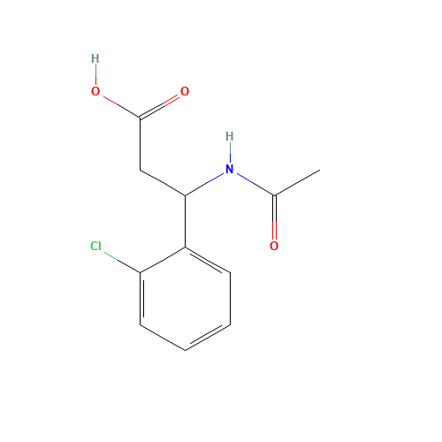 3-acetamido-3-(2-chlorophenyl)propanoic acid (CAS: 886363-75-3) - Related Chemical Product