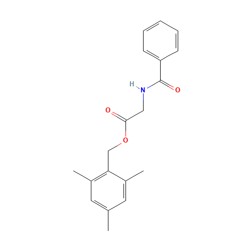 (2,4,6-trimethylphenyl)methyl 2-benzamidoacetate (CAS: 6645-32-5) - Related Chemical Product