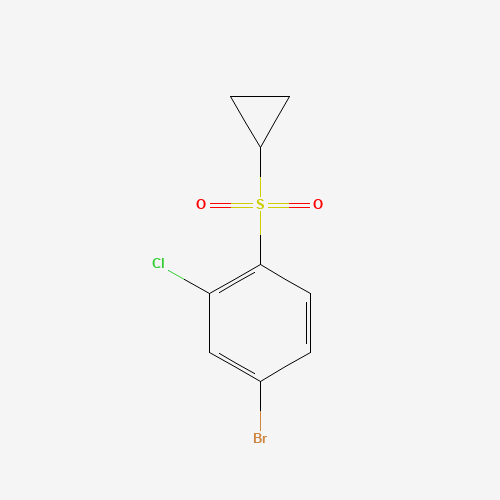 4-bromo-2-chloro-1-cyclopropylsulfonylbenzene (CAS: 1310949-89-3) - Related Chemical Product