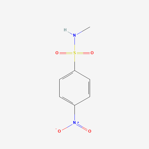 N-methyl-4-nitrobenzenesulfonamide (CAS: 6319-45-5) - Chemical Structure and Molecular Formula 