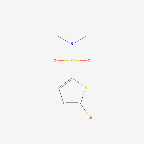 5-bromo-N,N-dimethylthiophene-2-sulfonamide (CAS: 68848-50-0) - Chemical Structure and Molecular Formula 