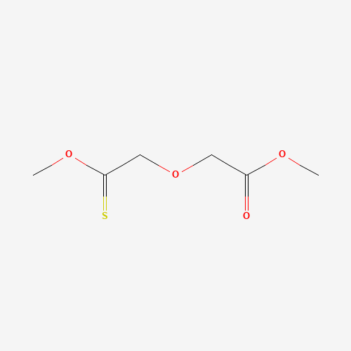 methyl 2-hydroxy-2-(1-hydroxy-2-methoxy-2-oxoethyl)sulfanylacetate (CAS: 1093758-91-8) - Chemical Structure and Molecular Formula 