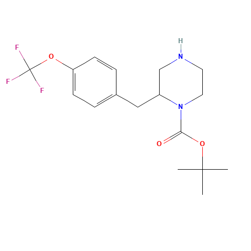 tert-butyl 2-[[4-(trifluoromethoxy)phenyl]methyl]piperazine-1-carboxylate (CAS: 886774-16-9) - Related Chemical Product