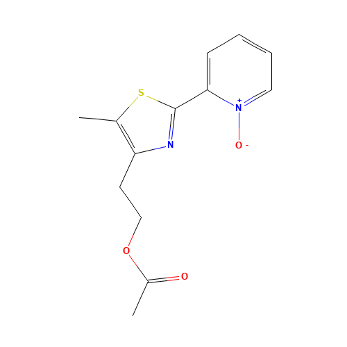 2-[5-methyl-2-(1-oxidopyridin-1-ium-2-yl)-1,3-thiazol-4-yl]ethyl acetate (CAS: 1432592-50-1) - Related Chemical Product