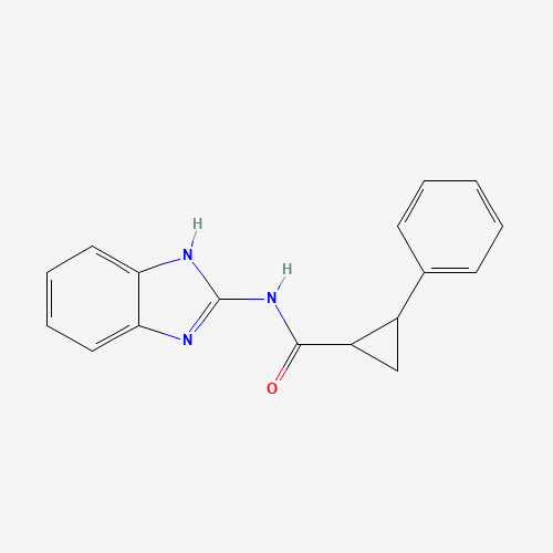 N-(1H-benzimidazol-2-yl)-2-phenylcyclopropane-1-carboxamide (CAS: 354544-26-6) - Related Chemical Product