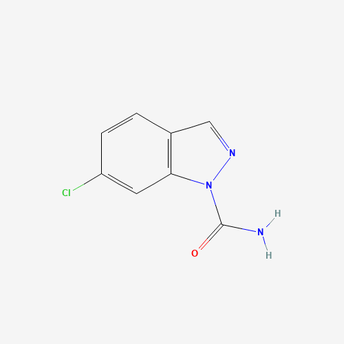 6-chloroindazole-1-carboxamide (CAS: 5715-32-2) - Chemical Structure and Molecular Formula 