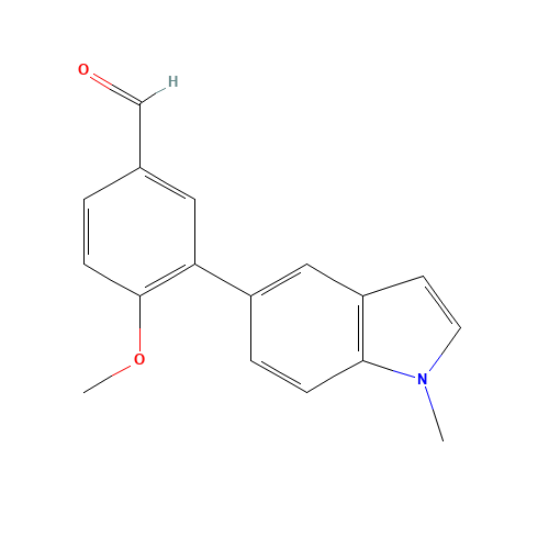 4-methoxy-3-(1-methylindol-5-yl)benzaldehyde (CAS: 628711-32-0) - Related Chemical Product