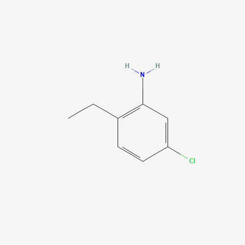 5-chloro-2-ethylaniline (CAS: 3843-97-8) - Chemical Structure and Molecular Formula 